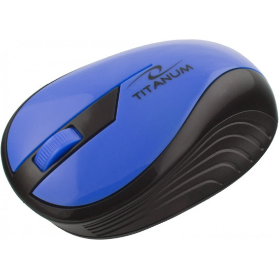 WIRELESS OPTICAL MOUSE 1000DPI TM114B BLUE