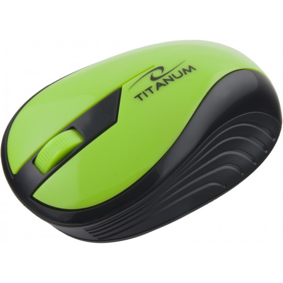 WIRELESS OPTICAL MOUSE 1000DPI TM114G RAINBOW GREEN