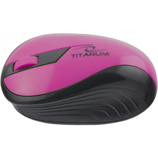 WIRELESS OPTICAL MOUSE 1000DPI TM114P PINK