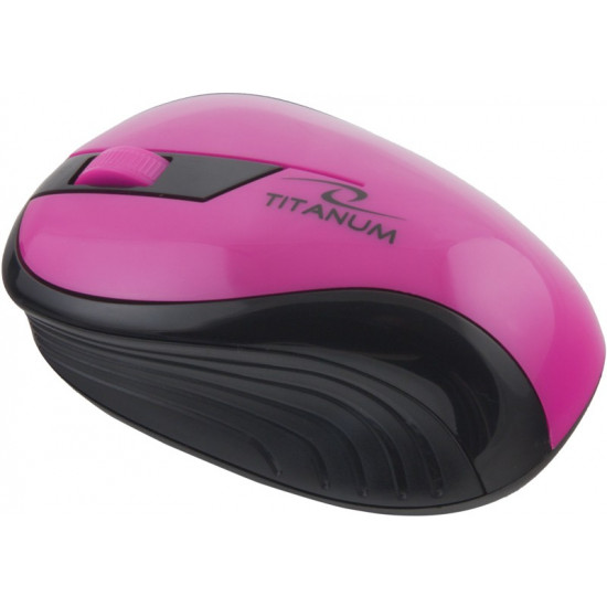 WIRELESS OPTICAL MOUSE 1000DPI TM114P PINK