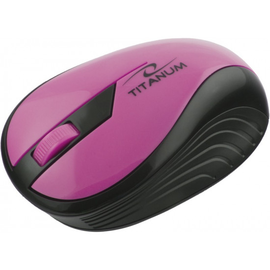 WIRELESS OPTICAL MOUSE 1000DPI TM114P PINK