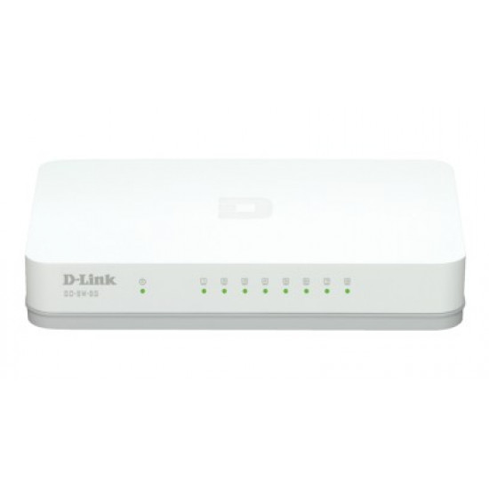 switch 8-port 8xGbE