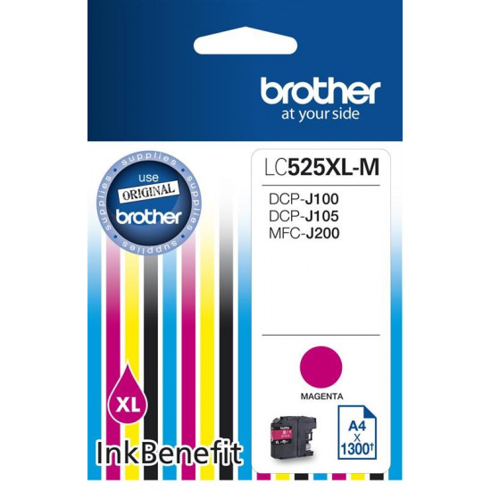 Ink LC525XLM MAG 1300sh for DCPJ100/J105/J200