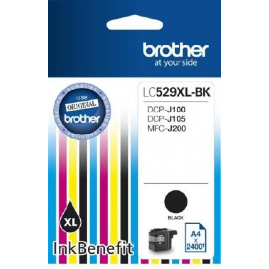 Ink LC529XLBK BLK 2400s for DCP-J100/J105/J200