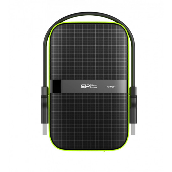 ARMOR A60 1TB USB 3.0 BLACK-GREEN/PANCERNY wstrząso/py o i wodoodporny