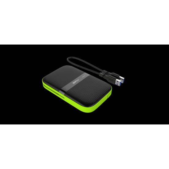 ARMOR A60 2TB USB 3.0 BLACK-GREEN/PANCERNY wstrząso/py o i wodoodporny