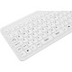 KEYBOARD SILICONE EK126W USB/OTG FLEXIBLE WHITE