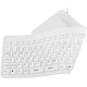 KEYBOARD SILICONE EK126W USB/OTG FLEXIBLE WHITE