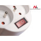 X2 current socket with Energy MCE31 3680W switch