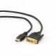 Video Cable HDMI(M)-> DVI-D(M)(18+1) 0.5M