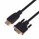 HDMI-DVI Cable 1.8 m. gold platted, DVI 24+1