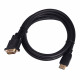 HDMI-DVI Cable 1.8 m. gold platted, DVI 24+1