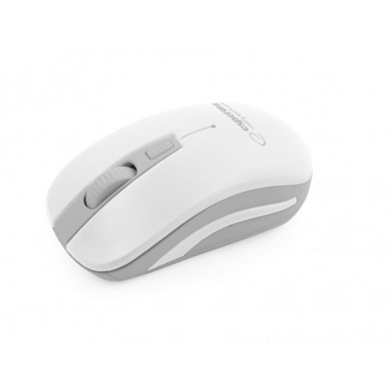 WIRELESS 2.4GHz OPTICAL MOUSE URANUS WHITE/GREY