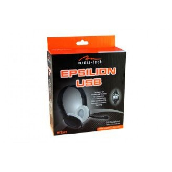 EPSILON USB Stereo Headset with microphone