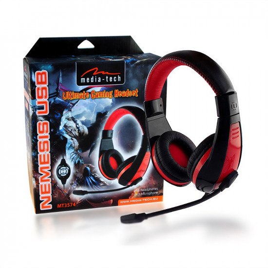 NEMESIS USB Stereo, gaming headset with microphone