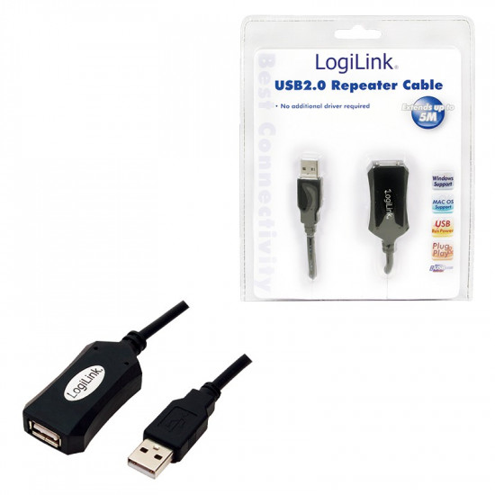 Repeater cable USB2.0, 5m