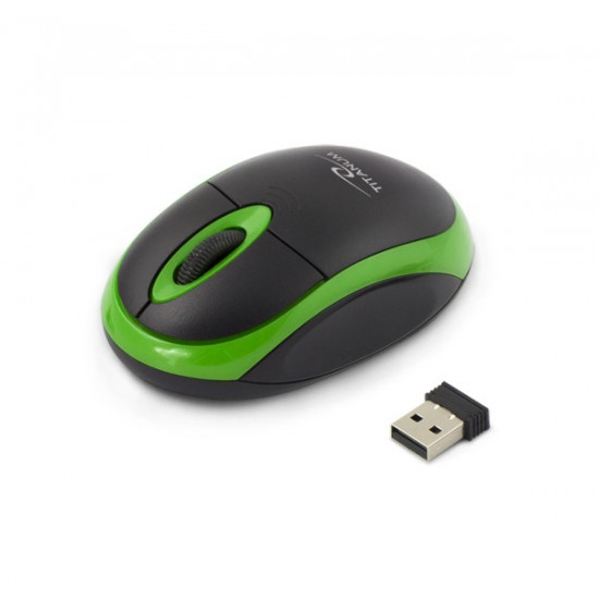 TITANUM MOUSE VOLTURE 3D OPTICAL WIRELESS 2.4GHz BLACK/GREEN