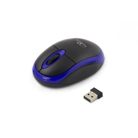 TITANUM MOUSE VOLTURE 3D OPTICAL WIRELESS 2.4GHz BLACK/BLUE