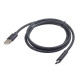 Cable USB 2.0 cable type AC-AM CM 1m black