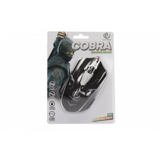 Giant gaming USB Optical Mouse DPI 1000/1200/2400 COBRA