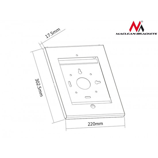 Universal Advertising Handle for iPad 2/3/4/Air/Air2 MC-676