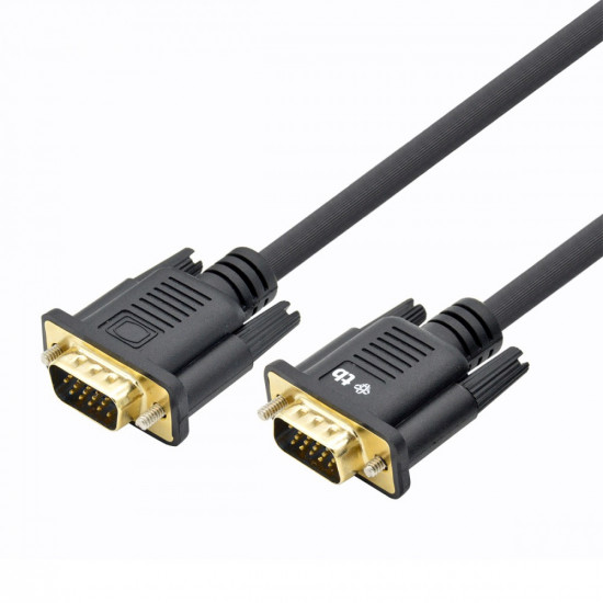 Cable VGA 15M-15M 1.8 m., Black gold plated