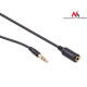 Cable 3.5mm jack connector 5m black connector MCTV-821