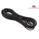 Cable 3.5mm jack connector 5m black connector MCTV-821