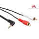 Cable 3.5mm mini jack 2RCA 3m black MCTV-825