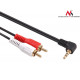 Cable 3.5mm mini jack 2RCA 3m black MCTV-825