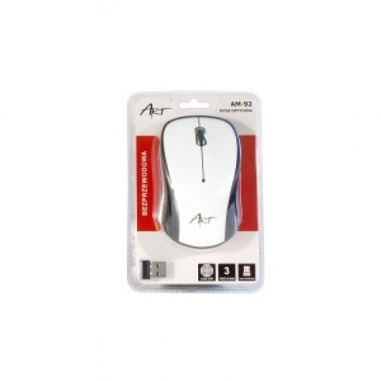 ART ordless-optical mouse AM-92C white