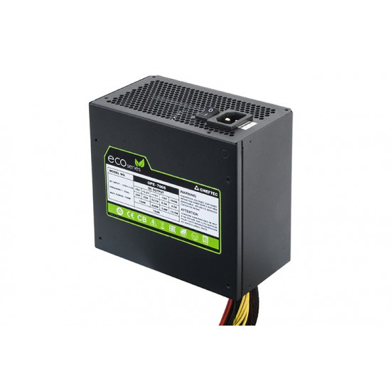 Power Supply|CHIEFTEC|600 Watts|Efficiency 80 PLUS|PFC Active|GPE-600S