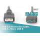 USB3.0 Cable 0,25m USB A/microUSB B M/M Black 0,25m