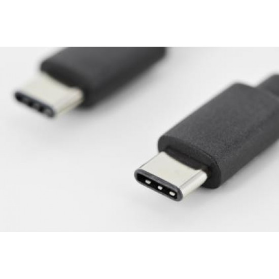 Connection cable USB 2.0 SuperSpeed Type USB C/USB C M/M black 1,8m