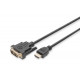 HDMI 1.3 Cable 2m HDMI A/DVI-D(18+1) M/M