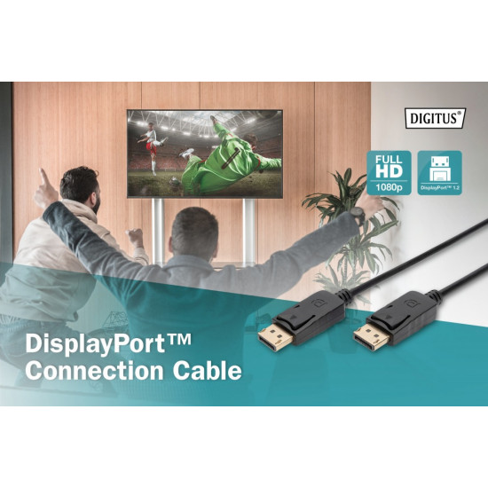 Displayport 1.1a Cable10m DP/DP M/M