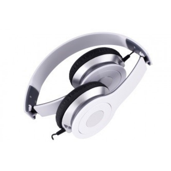 CITY white ster headphone with microph.