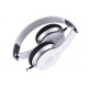 CITY white ster headphone with microph.