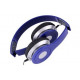 CITY blue stere o headphone with microp