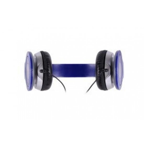 CITY blue stere o headphone with microp