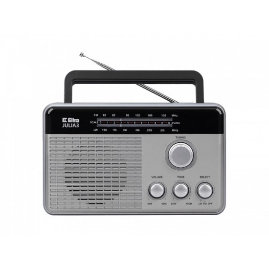 Radio Julia 3 silver