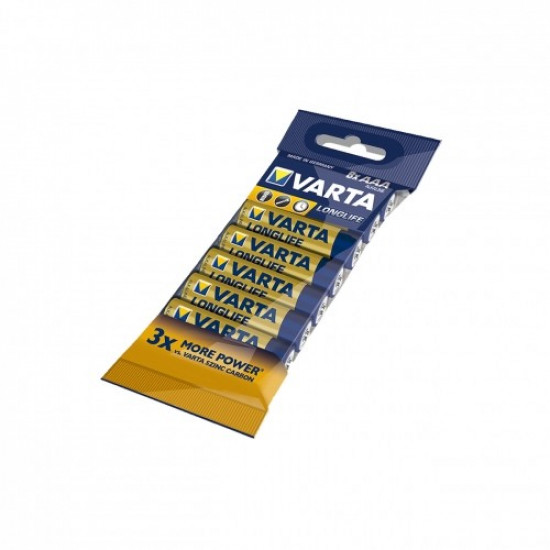 Alkaline batteries R3 (AAA) 8szt. longlife