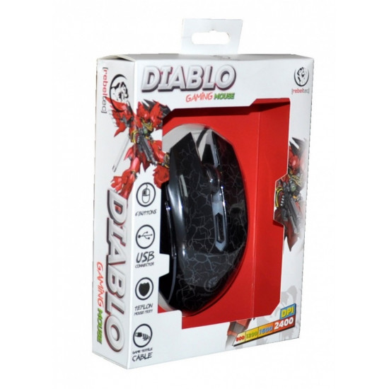 Giant gaming mouse USB optical DIABLO