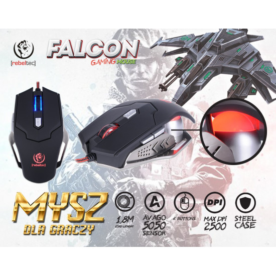 Gaming optical mouse USB FALCON