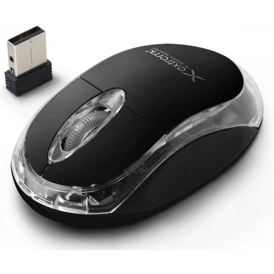 Wireless mouse XM105W,3D,2.4GHz, black