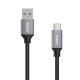 CB-CD2 nylon quick cable Quick Charge USB C-USB 3.0 | 1m | 5 Gbps