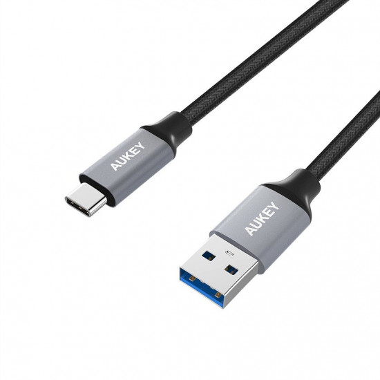 CB-CD2 nylon quick cable Quick Charge USB C-USB 3.0 | 1m | 5 Gbps