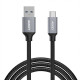 CB-CD2 nylon quick cable Quick Charge USB C-USB 3.0 | 1m | 5 Gbps