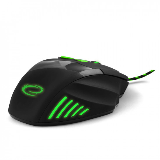 MOUSE WIRE FOR PLAYERS 7D Optical USB MX201 WOLF GREEN