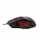 MOUSE WIRE FOR PLAYERS 7D Optical USB MX201 WOLF RED